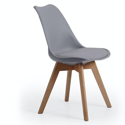 GRAY BISTRO MODEL DINING CHAIR.