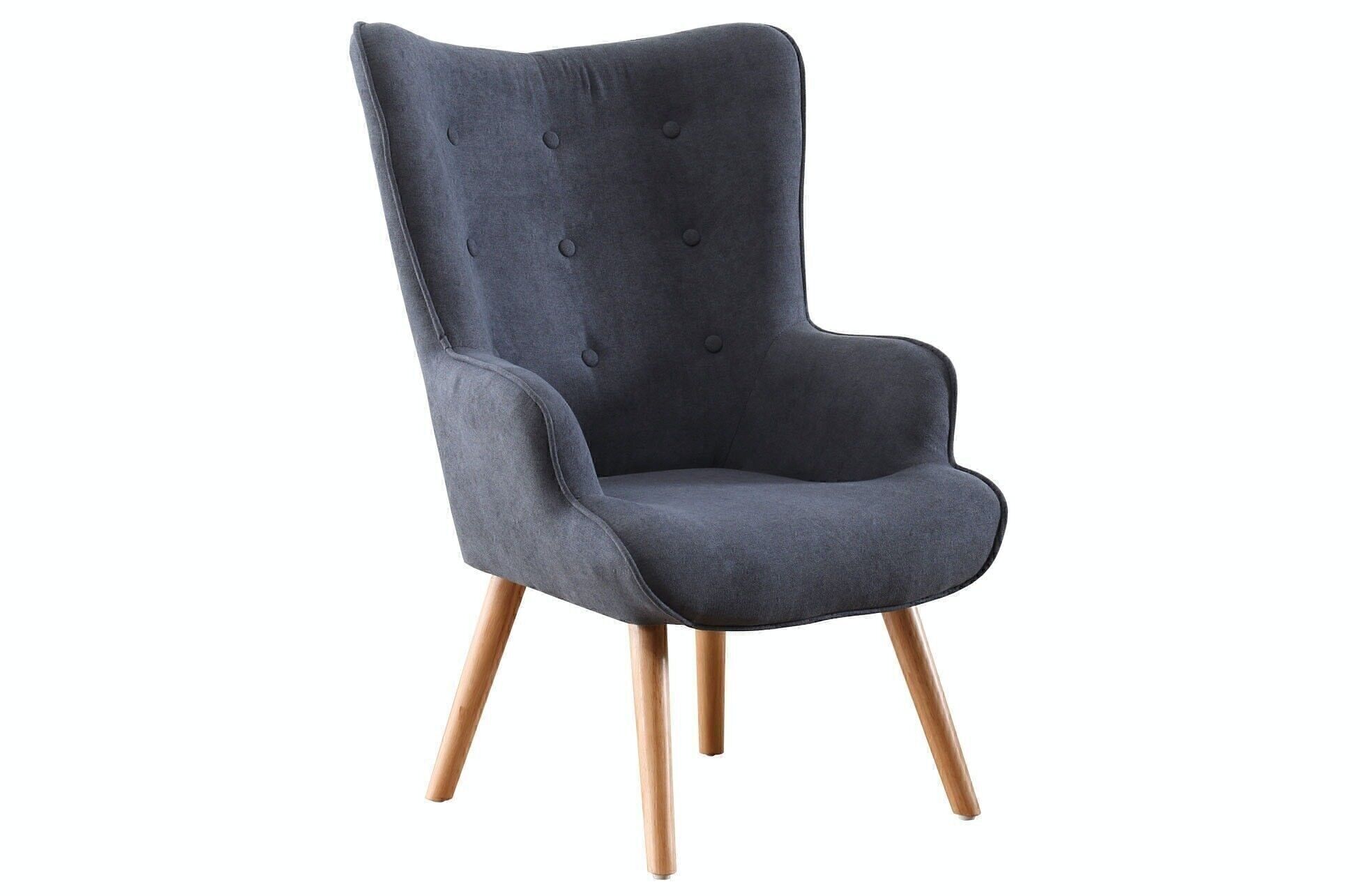 VOSS SESSEL GRAUER STOFF