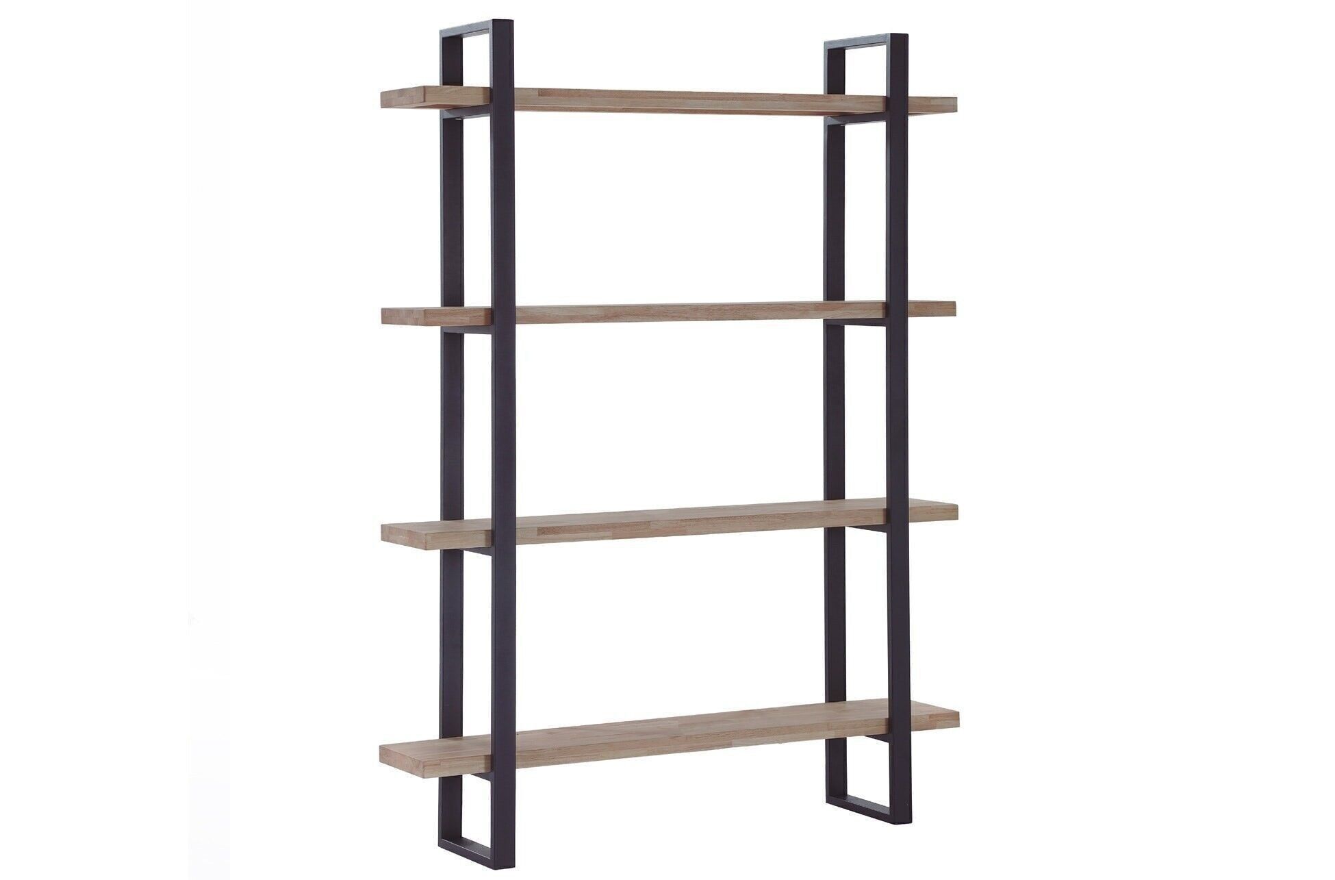 HOHES REGAL STEVE EICHE HONIG / SCHWARZ.