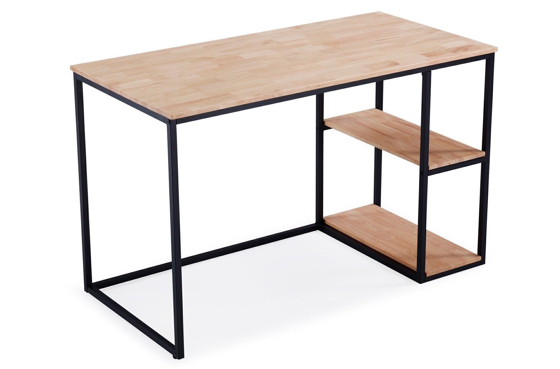 TAVOLO DA STUDIO CON RIPIANI JACK NORDISH ROVERE / NERO.