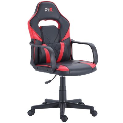 SILLÓN GIRATORIO GAMER XTR X10 NEGRO / ROJO