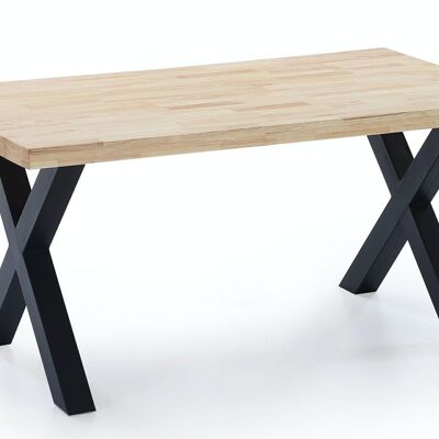 TABLE A MANGER FIXE X-LOFT 160 CHENE / NOIR.