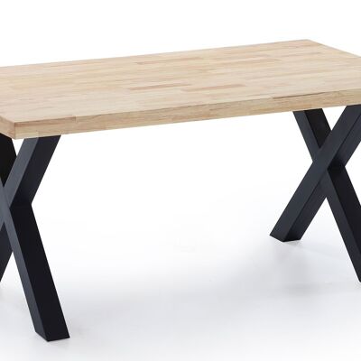 TABLE A MANGER FIXE X-LOFT 160 CHENE / NOIR.