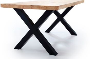TABLE A MANGER FIXE X-LOFT 160 CHENE / NOIR. 3