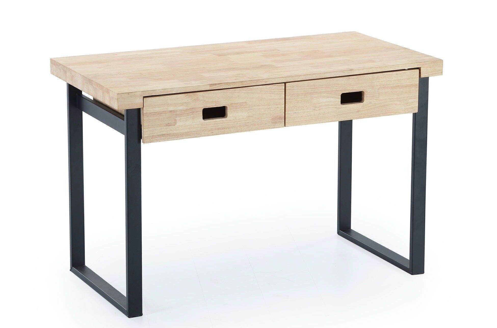 CASSETTO DA TAVOLO DA STUDIO 2 CASSETTI ROVERE NORDICO / NERO