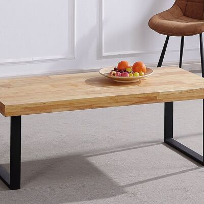 NATURAL COFFEE TABLE NORDISH OAK / BLACK.