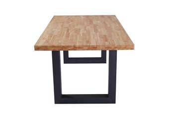TABLE A MANGER LOFT FIXE NORDISH CHENE / NOIR. 4
