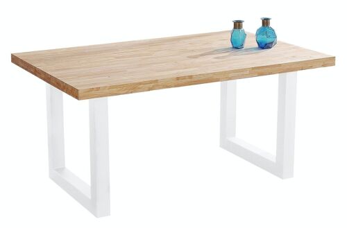 MESA COMEDOR FIJA LOFT ROBLE NORDISH / BLANCO.