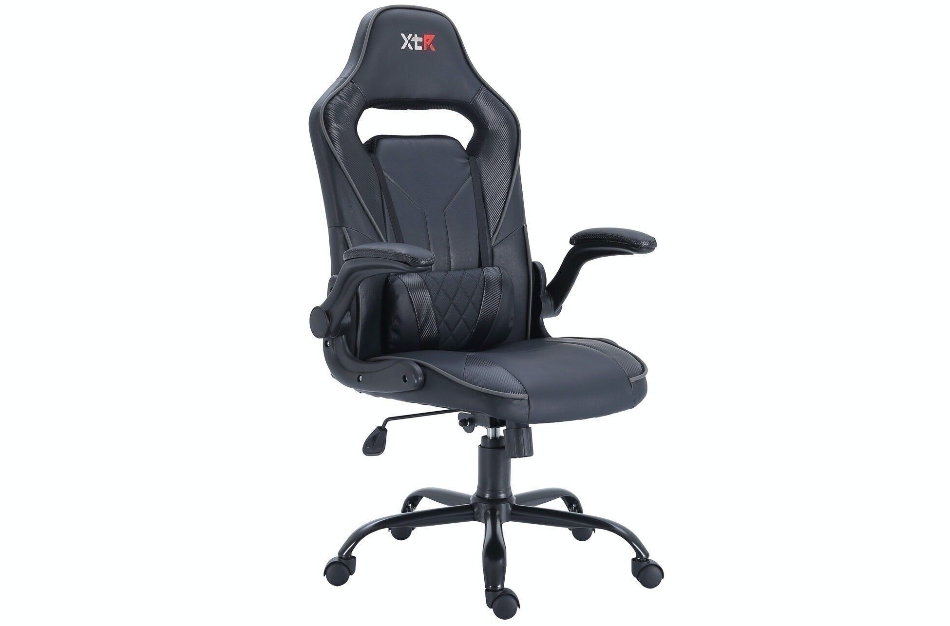 POLTRONA GIREVOLE GAMER XTR X20 NERO/CARBONIO