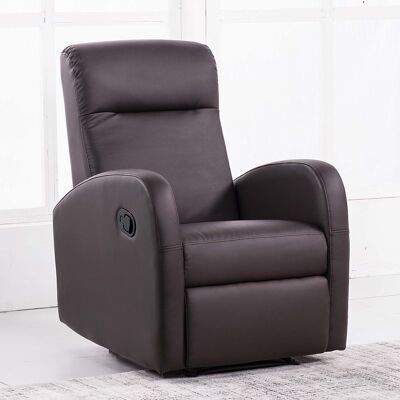 RELAX ARMCHAIR MODEL HOME CHOCOLATE