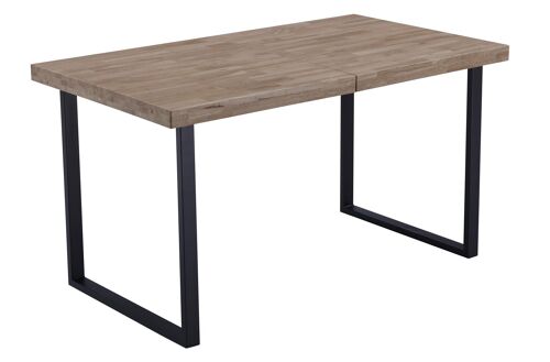 MESA COMEDOR EXTENSIBLE STEVE ROBLE HONEY / NEGRO