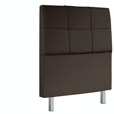 UPHOLSTERED HEADBOARD WITH LEGS CHESTER MODEL 100 CM CHOCOLATE