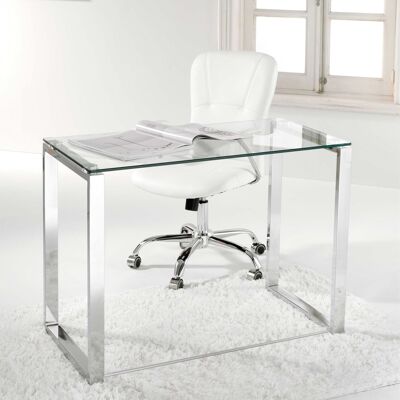 STUDY OR OFFICE TABLE MODEL BENETTO 100 CHROME LEGS