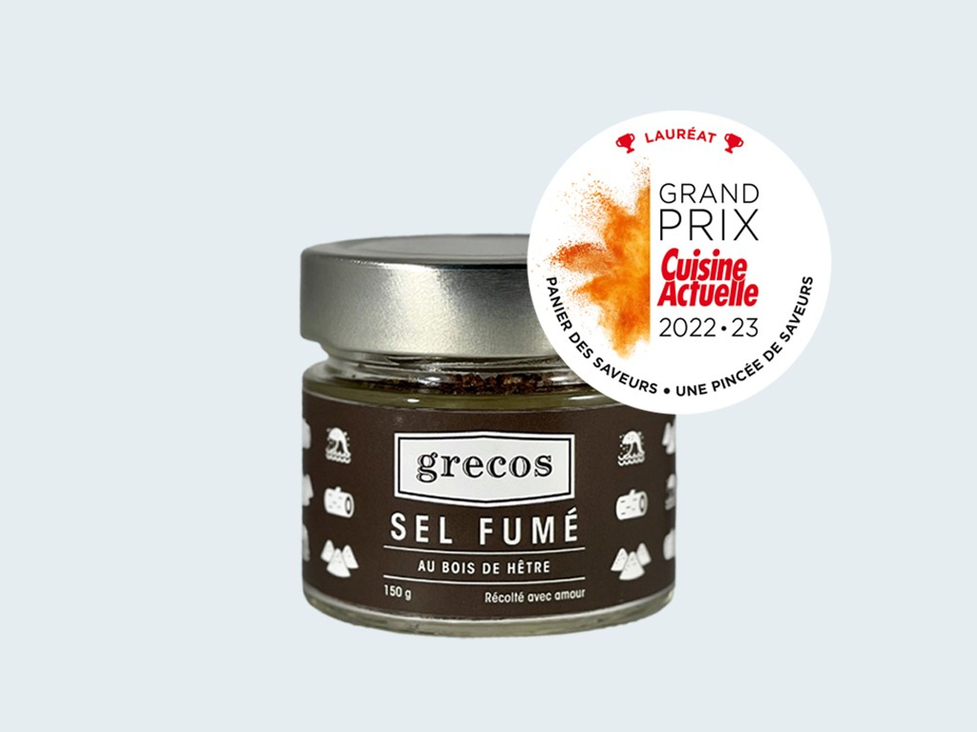 Achat Sel fumé au bois de hêtre 150g en gros