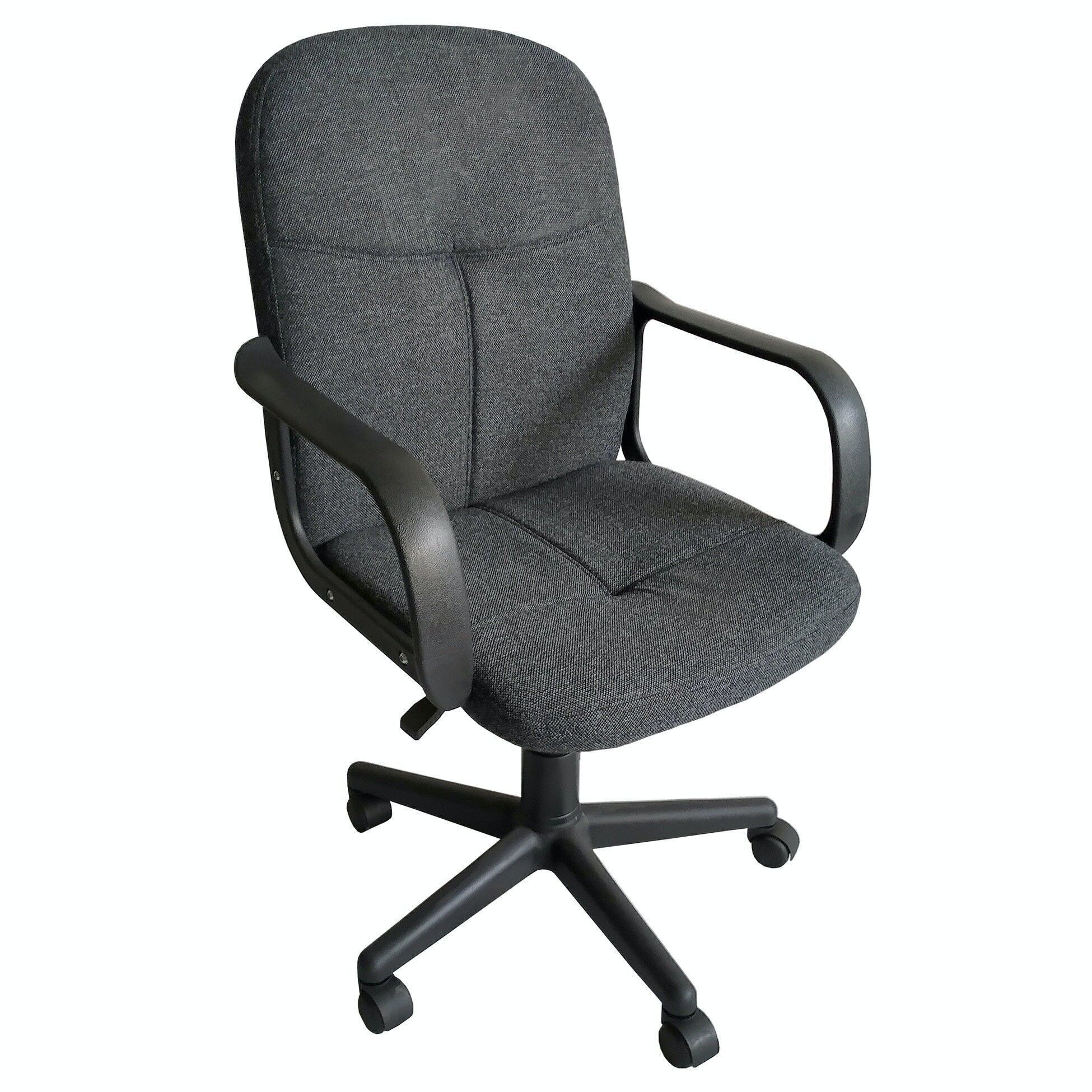FAUTEUIL PIVOTANT LUXOR EN TISSU GRIS MARENGO