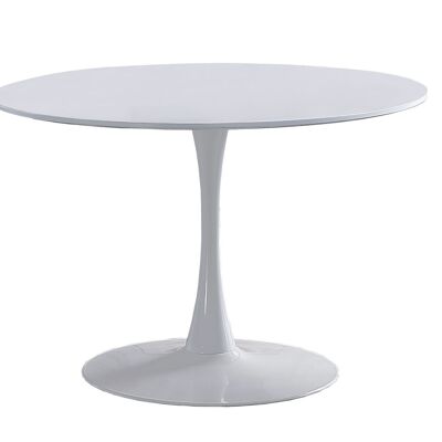 ROUND DINING TABLE GINA WHITE