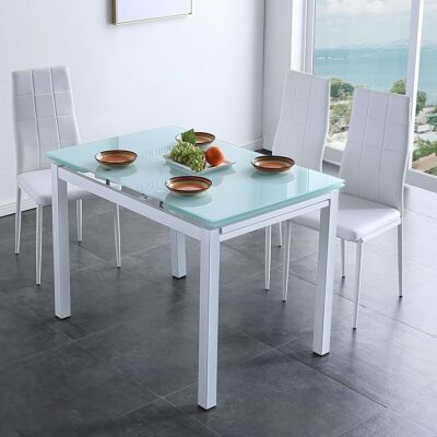 MESA COMEDOR EXTENSIBLE MILÁN BLANCO