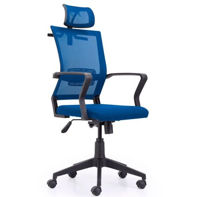 FAUTEUIL PIVOTANT WINNER ROUGE RESPIRANT BLEU