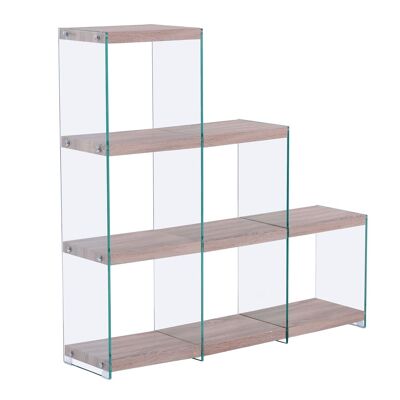 SHELF CUBES EVAN OAK / GLASS