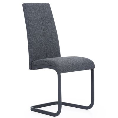SMILE DINING CHAIR ANTHRACITE GRAY FABRIC