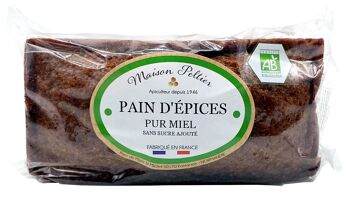 Maison Peltier Pain d'épices pur miel BIO 250g