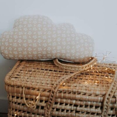 Linen color cloud cushion