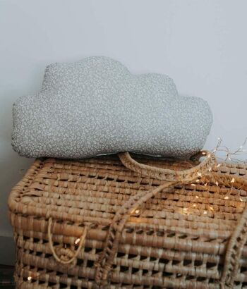 Coussin nuage gris 1