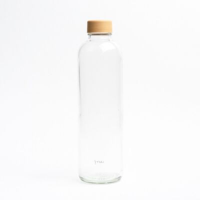 Glass drinking bottle - PURE 1.0 l