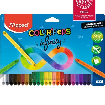 Lápices de colores Color'Peps Infinity x24