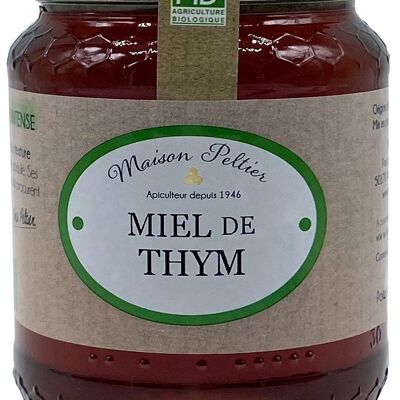Maison Peltier Organic Thyme Honey 500g