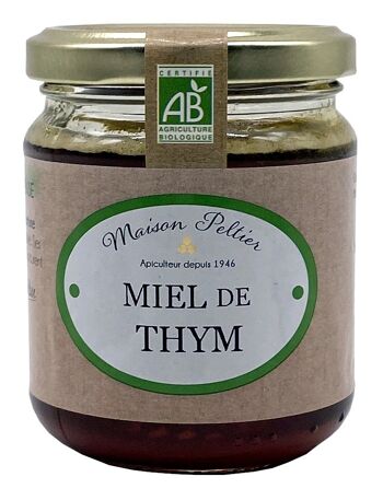 Maison Peltier Miel de Thym 250g BIO