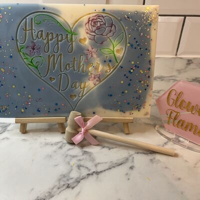 Happy mother day wax melt slab