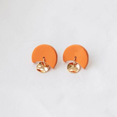 Boucles d'oreilles mini Annabelle en orange