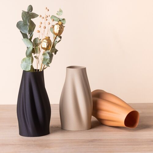 Vase Twist - Pour fleurs séchées