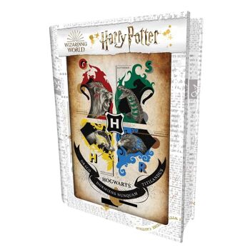 Puzzle en tôle lenticulaire Harry Potter 4 Maisons