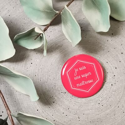 Broche 35mm – Soy una super amante 1183