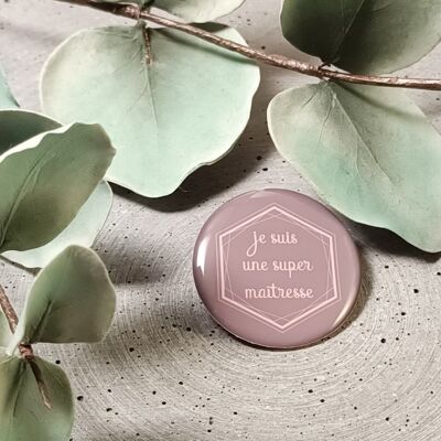 Broche 35mm – Soy una super amante 1182