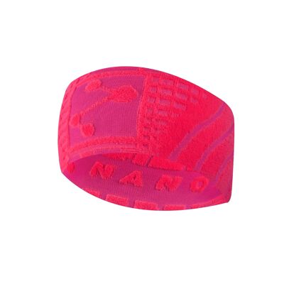 respira | Sports Headband Earmuffs Slightly Elastic Quick-Drying Headband, Earmuffs Sweatband Hairband Headband Hiking, Running, Cycling, Skiing Under Helmet for Women and Men - Fuchsia