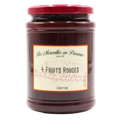 Confettura Extra 4 Frutti Rossi - Vasetto Famiglia 750g