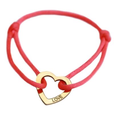 Pulsera dulce amor coral