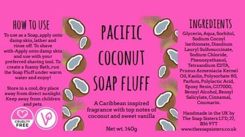 Pacific Coconut Soap Fluff