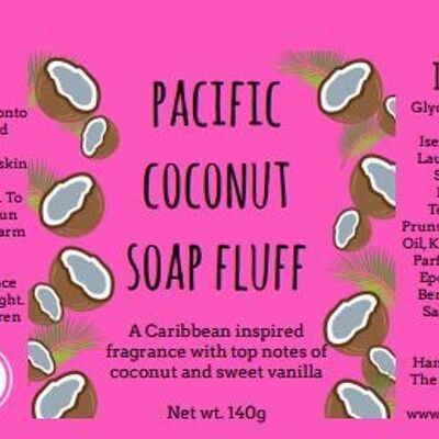Pelusa de jabón de coco del Pacífico