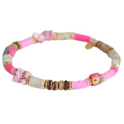 Pulsera Tropical rosa