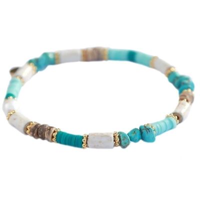 Bracelet Turquoise Tropicale