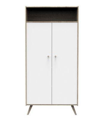 ARMOIRE 2 PORTES ET 1 NICHE BOIS ACCESS BOIS 7