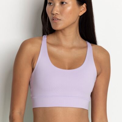 Criss-Cross Bra Lavender