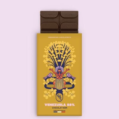 Tablette Vénézuela 88% Chocolat noir