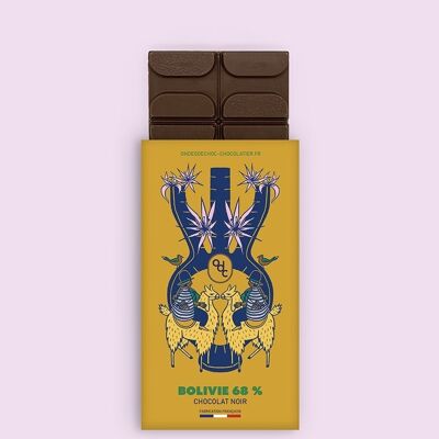 Tablette Bolivie  68% Chocolat noir