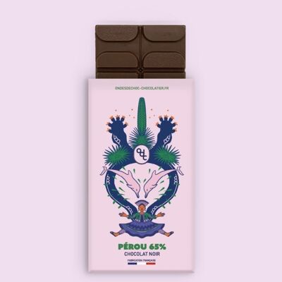 Tablette Pérou BIO 65% Chocolat noir