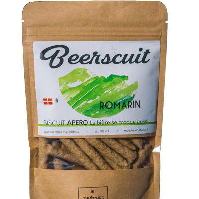 Biscuits apéritifs à la drêche - Romarin